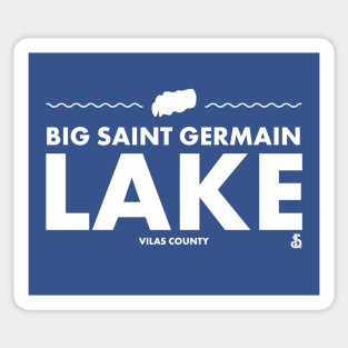 Vilas County, Wisconsin - Big Saint Germain Lake Sticker